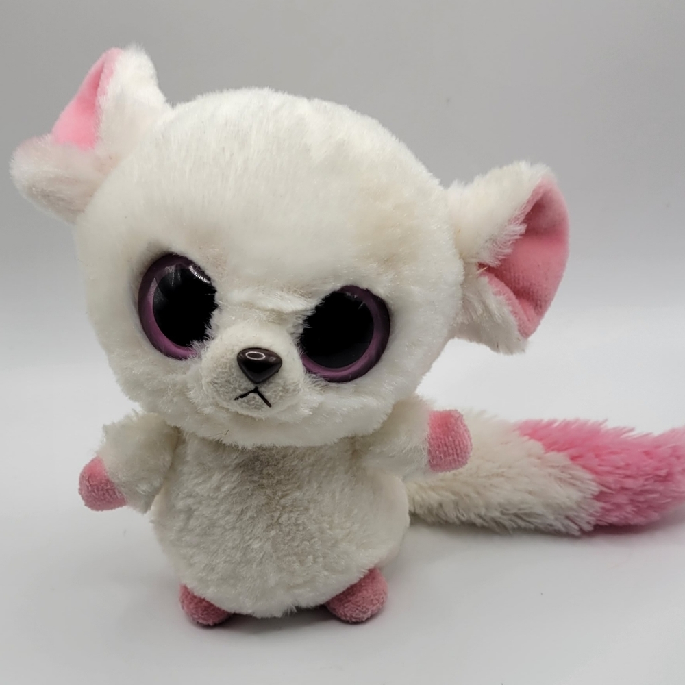 Yoohoo and Friends White and Pink Plush Whistles Stuffed Animal
